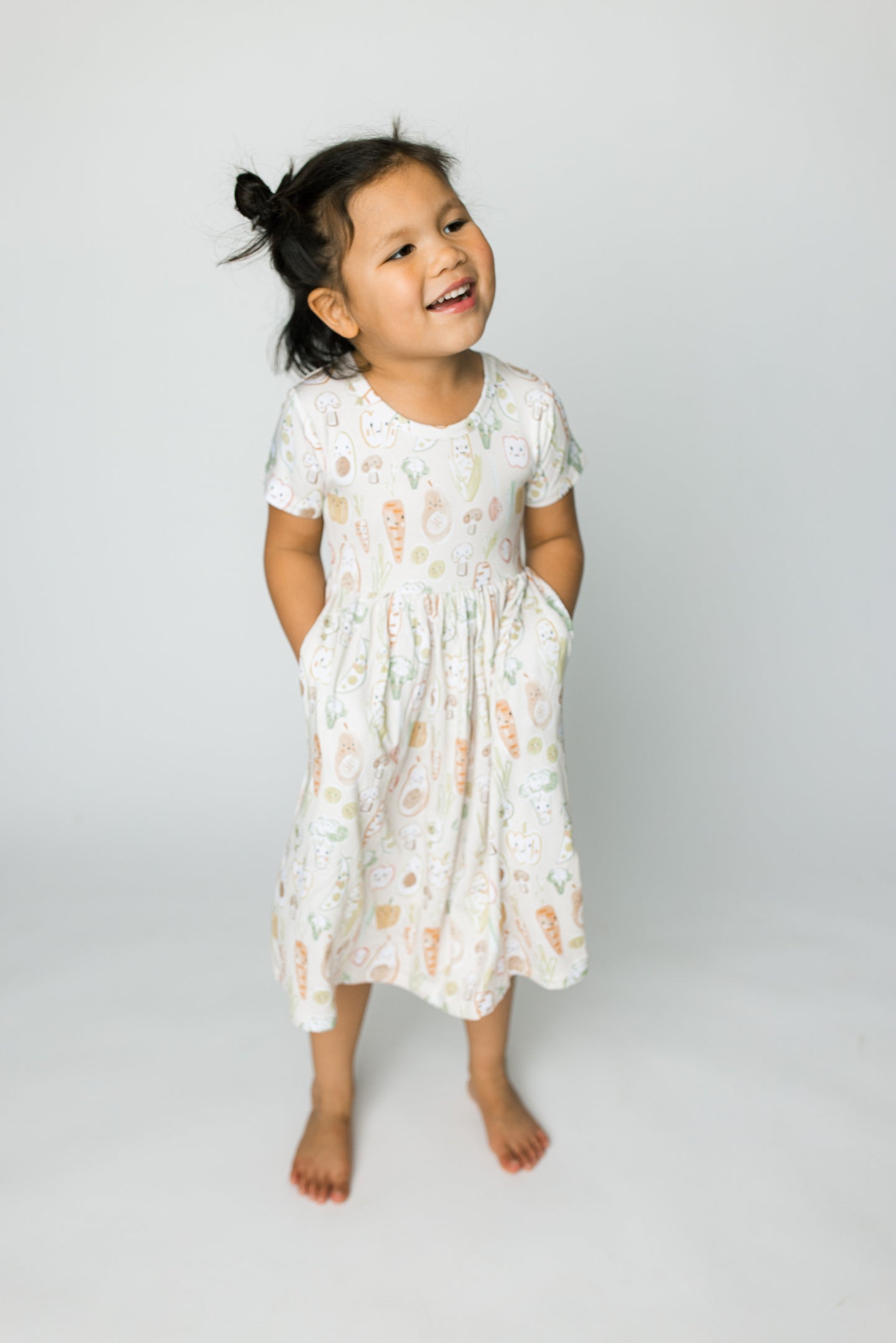 Vegetable Soiree Bamboo Twirl Dress